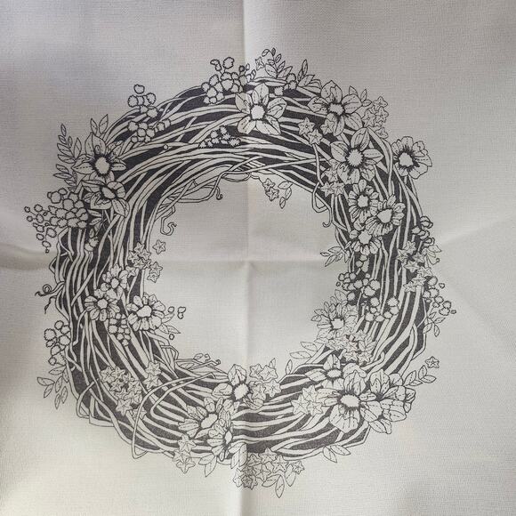 Blue Ribbon Wreath Crewel Kit Dimensions 16 x 16 Opened Complete 1270 B28 - Picture 9 of 10